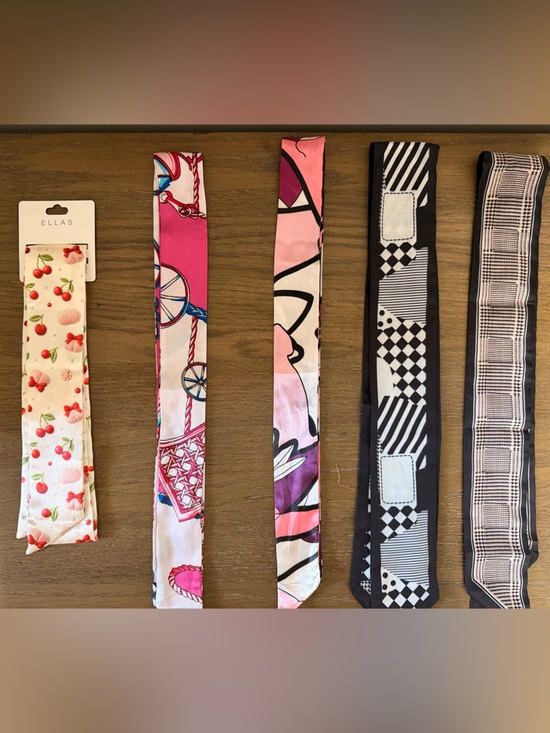 Ella Accessories - Bag/purse Scarves. 5 available!